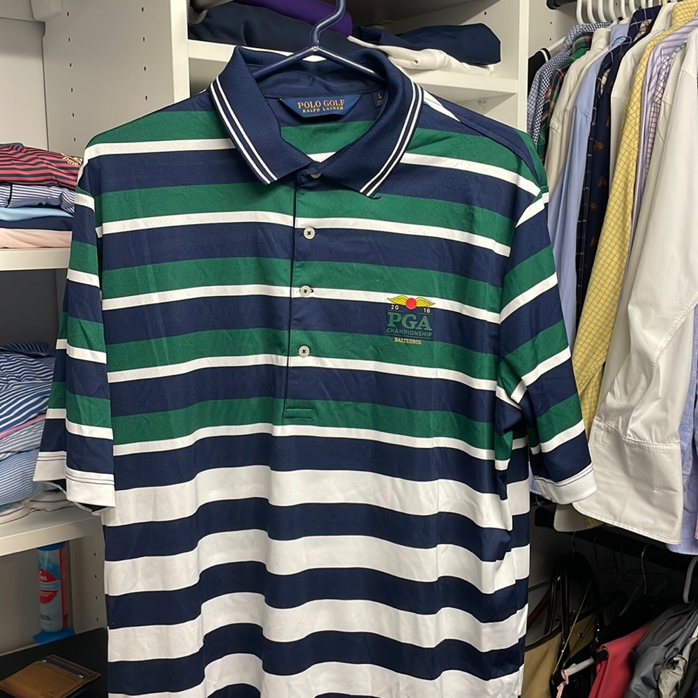 Baltusrol Golf Club 2016 PGA Polo Ralph Lauren Shirt Size Large